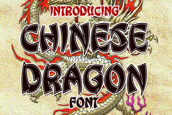 Chinese Dragon Font: Bold Calligraphic Impact for Your Brand
