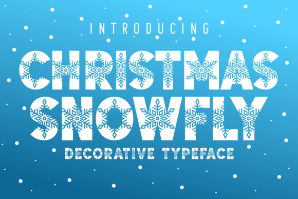Christmas Snowfly: A Font That Captures Winter Whimsy