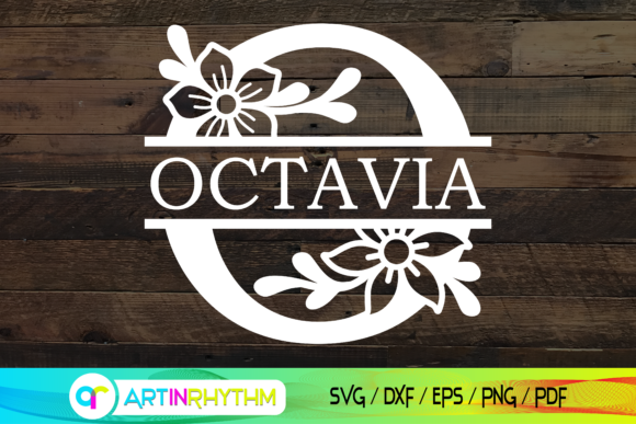 Crafting a Modern Brand with Split Letter O Monogram, Alphabet Svg
