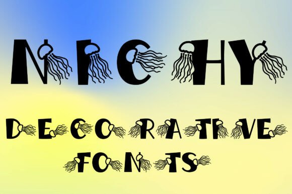 Discover Nichy: Your Ocean-Inspired Creative Font