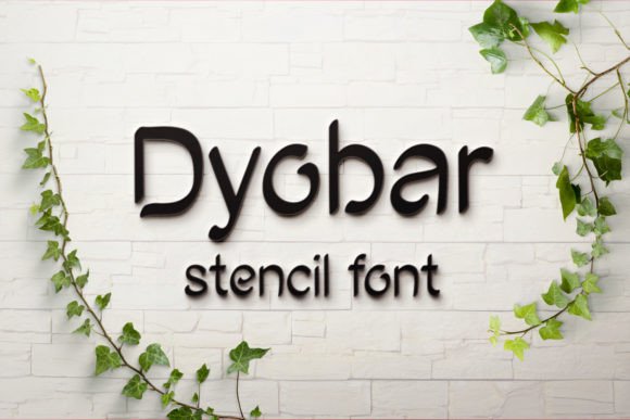 Dyobar: The Stencil Font That Commands Attention Without Closing the Loop