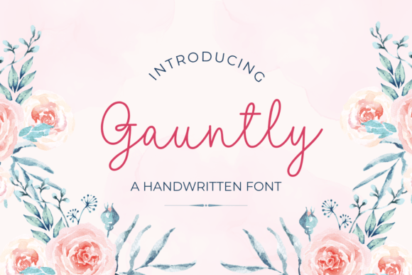 Gauntly: A Handwritten Font That Feels Like a Real Conversation