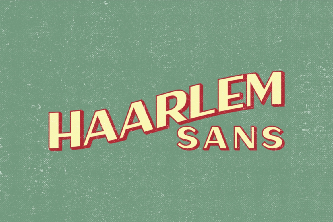 Haarlem Sans: A Bold Dutch Typeface for Modern Projects