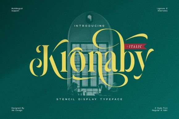 Kronaby: A Stencil Serif with Surprising Elegance