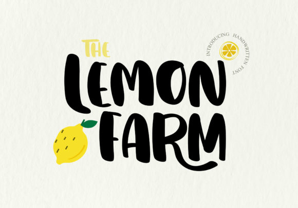 Lemon Farm: A Sweet Handwritten Font for Vibrant Projects
