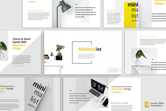 Minimalist - Google Slides Template: Clean Design for Clear Ideas
