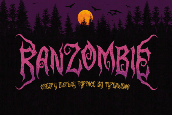 Ranzombie: A Typeface That Bites Back