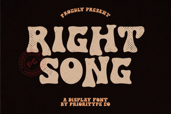 Right Song: A Display Font for Bold Brand Statements