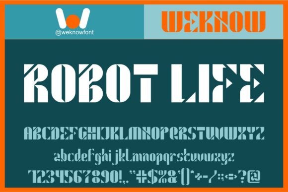 Robot Life: A Typeface for Bold, Unforgettable Branding