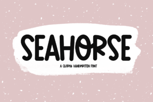 Seahorse: A Handwritten Font with Playful Character