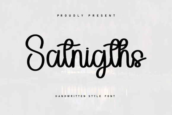 The Cozy Dance of Satnigths: A Font That Brings Warmth to Your Work