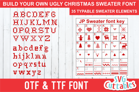 Ugly Christmas Sweater: A Festive Font for Year-Round Fun