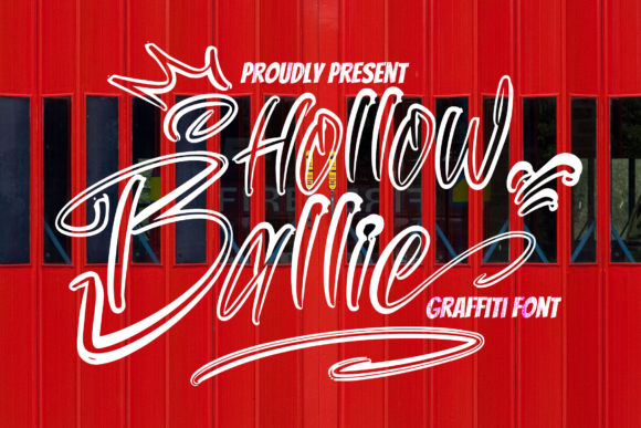 Unleashing Street Art Energy with the Hollow Ballie Typeface