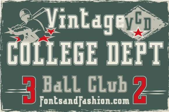 Vintage College Dept_Outline: A Sporty Serif That Demands Attention